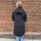 Norah Quilted Puffer Jacket in Black