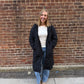 Norah Quilted Puffer Jacket in Black