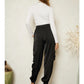 Keanna High Waisted Satin Utility Trousers