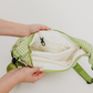 Picnic Plaid Crescent Bag