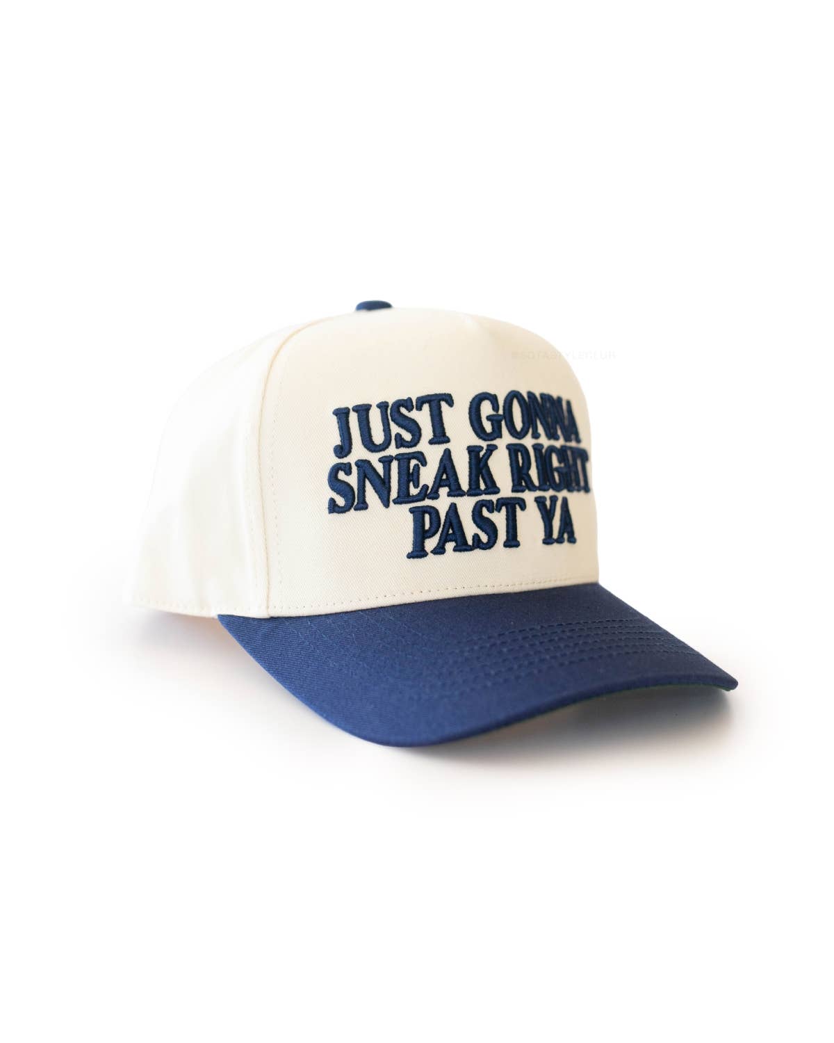Just Gonna Sneak Right Past Ya Trucker Hat Navy