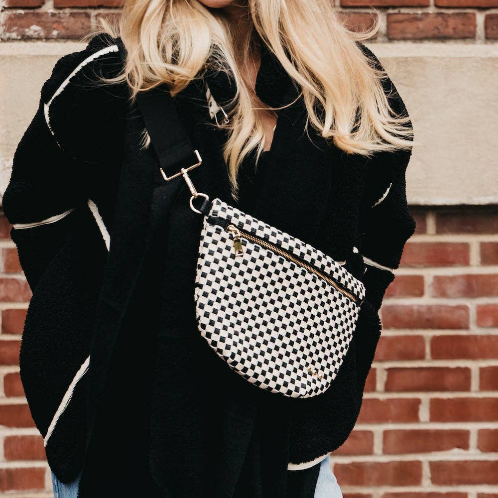Westlyn Woven Bum Bag in Taupe