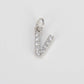 Silver Initial Charms A-Z