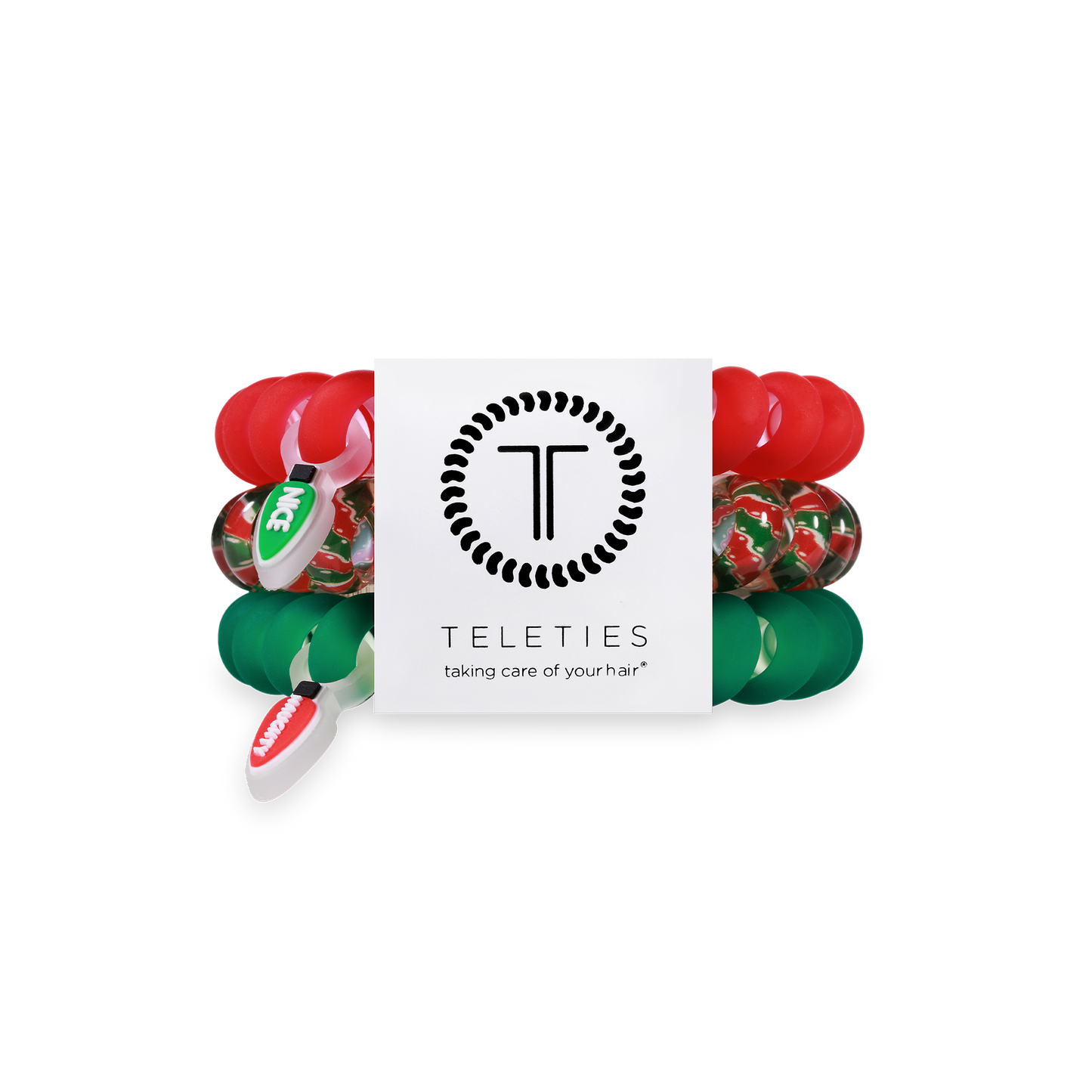 Large Naughty or Nice Hair Ties