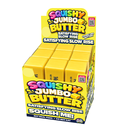 Fun Doh 10" JUMBO Butter Squish Slow Rise Toy