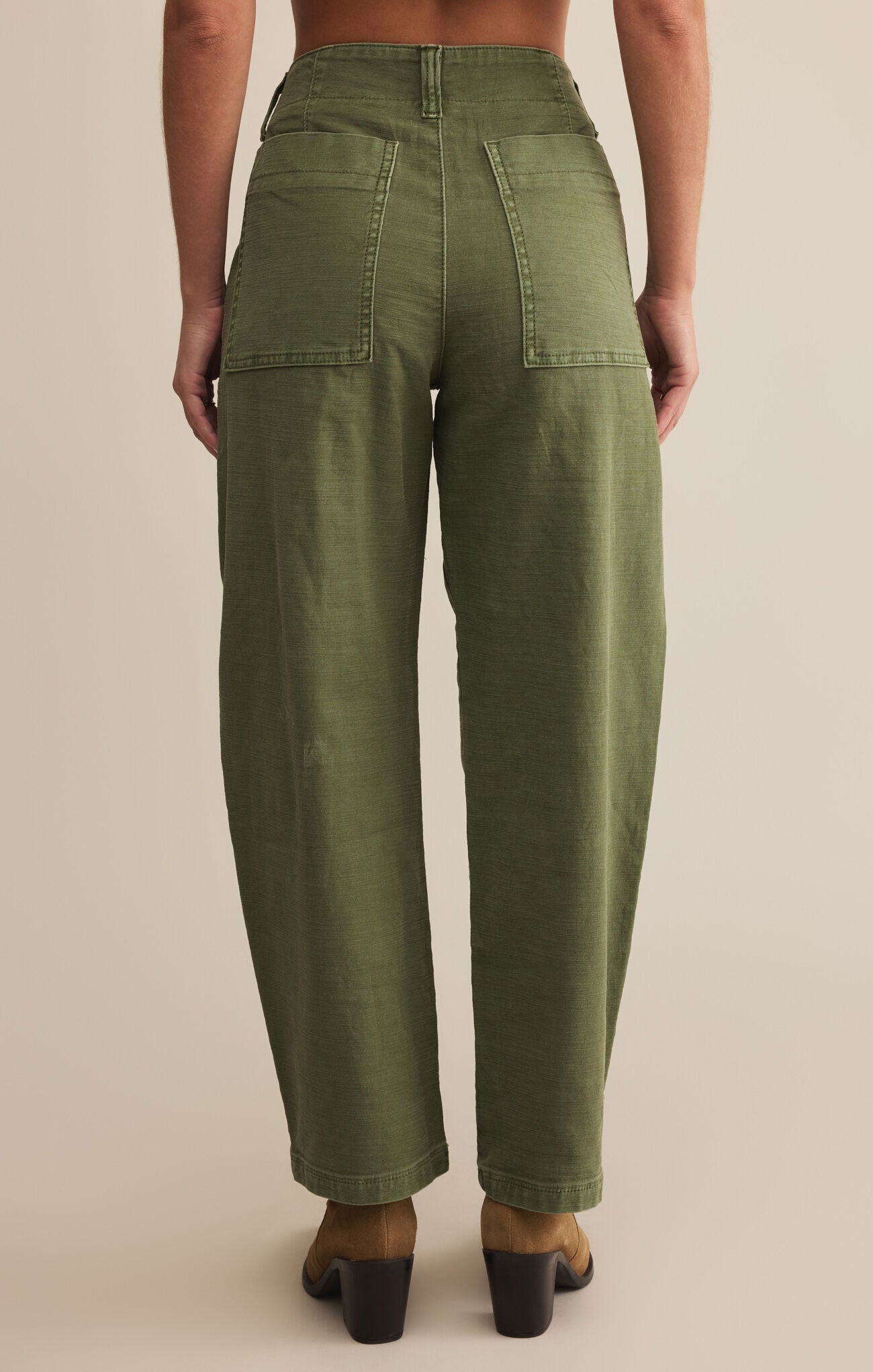 Josee Olive Twill Pants