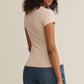 Avery Tee in Tan