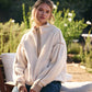Morgan Gingham Sherpa Half Zip Pull Over