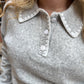 Aria Embroidered Polo Sweater