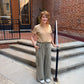 Washed Tencel Cargo Pants in Washed Olive