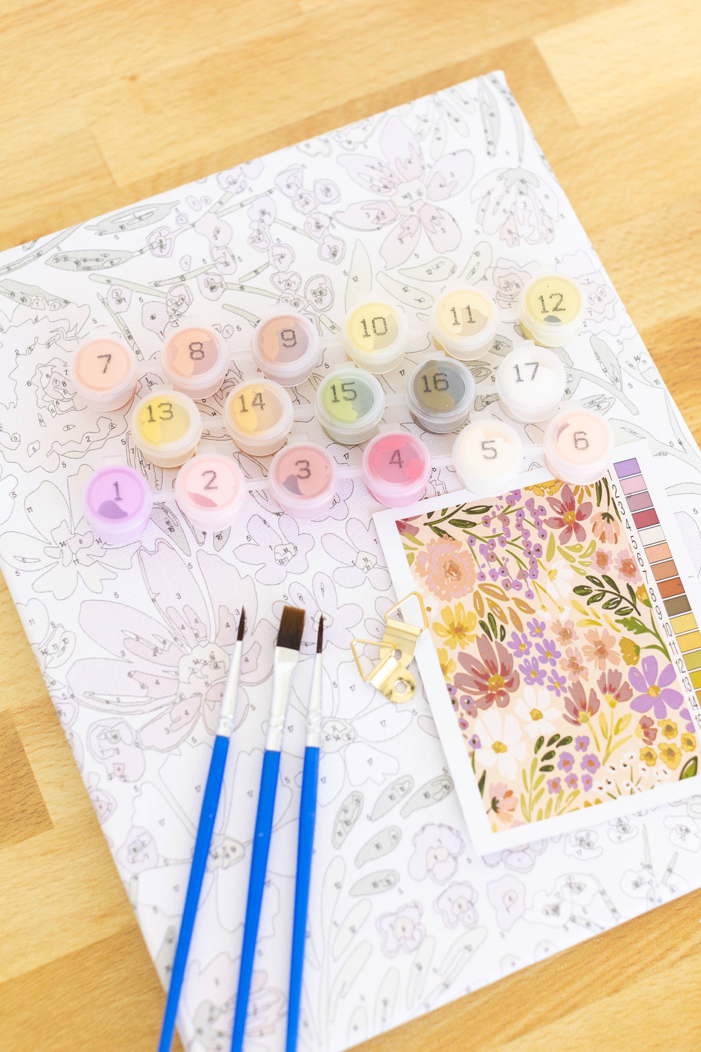 Primrose Petals Paint By Number Kit