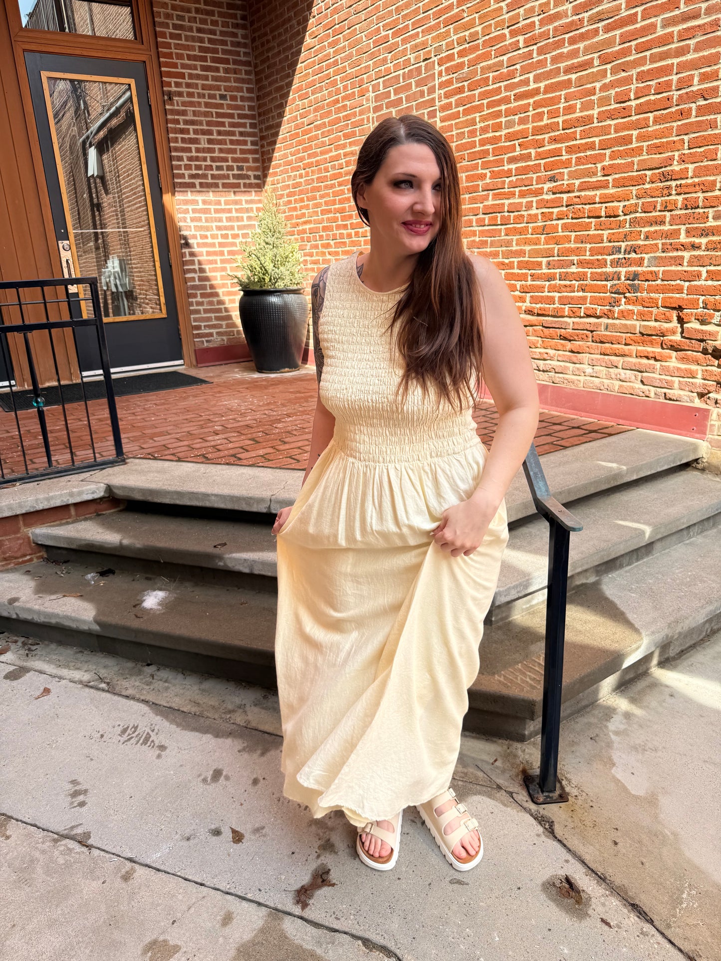 Juniper Maxi Dress in Pineapple