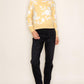 Lindsay Floral Sweater in Yellow