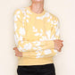 Lindsay Floral Sweater in Yellow