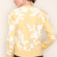Lindsay Floral Sweater in Yellow