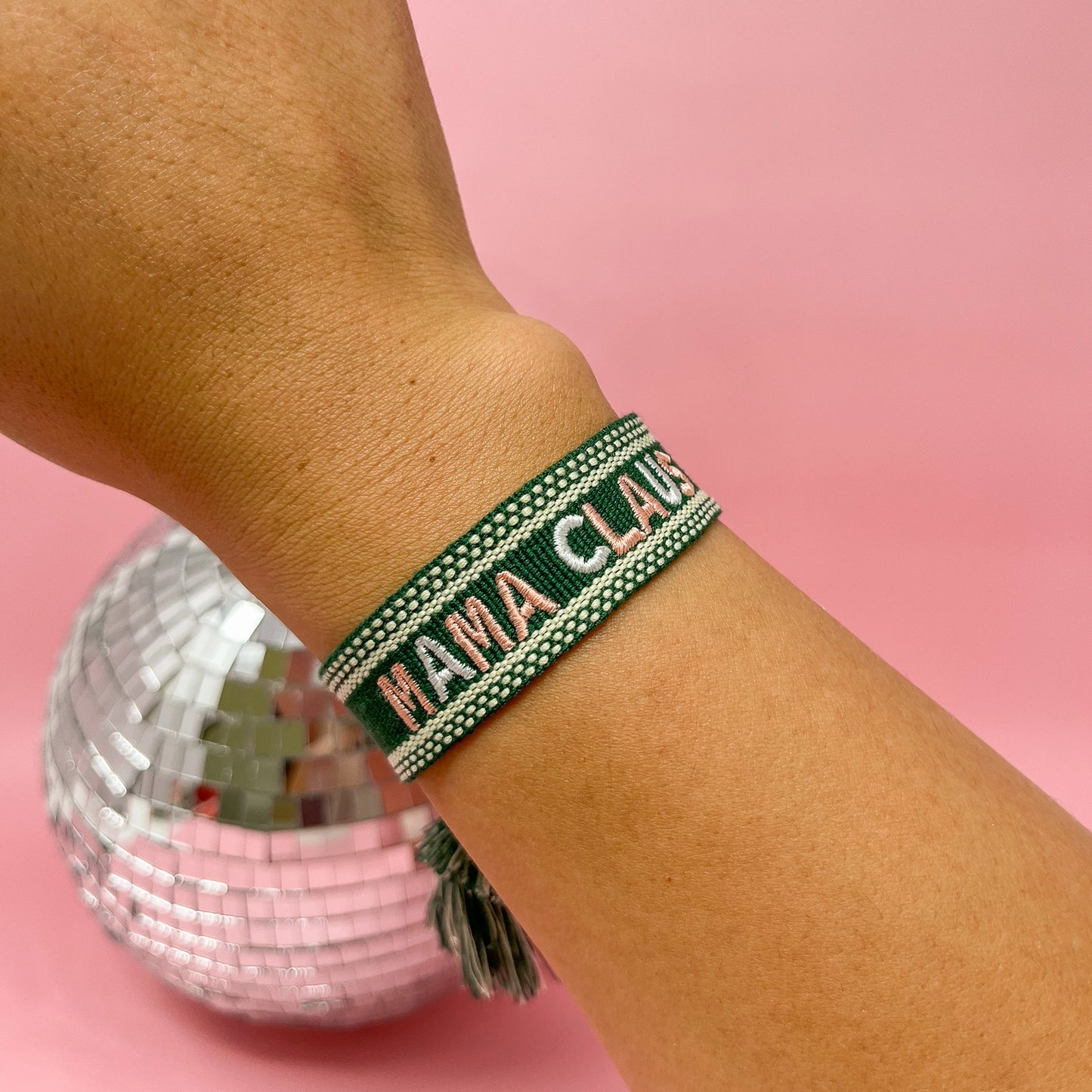 Mama Claus Woven Bracelet
