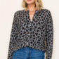 Sofia Leopard Print Button Up Cardigan