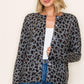 Sofia Leopard Print Button Up Cardigan