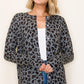 Sofia Leopard Print Button Up Cardigan