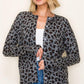 Sofia Leopard Print Button Up Cardigan
