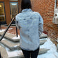 Lucy Washed Snap Up Rodeo Denim Jacket