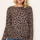 Mia Leopard Sweater in Mocha