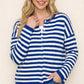 Cayla Cardigan Striped Sweater