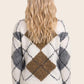 Renee Checkered Button Up Cardigan