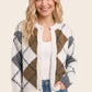 Renee Checkered Button Up Cardigan