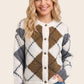 Renee Checkered Button Up Cardigan