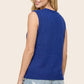 Shelby Royal Blue Button Accent Sweater
