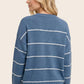 Hannah Striped Sweater in Light Blue