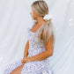 Pure White Jumbo Scrunchie