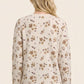 Kelly Floral Sweater in Taupe