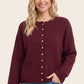 Carrie Cardigan in Burgundy