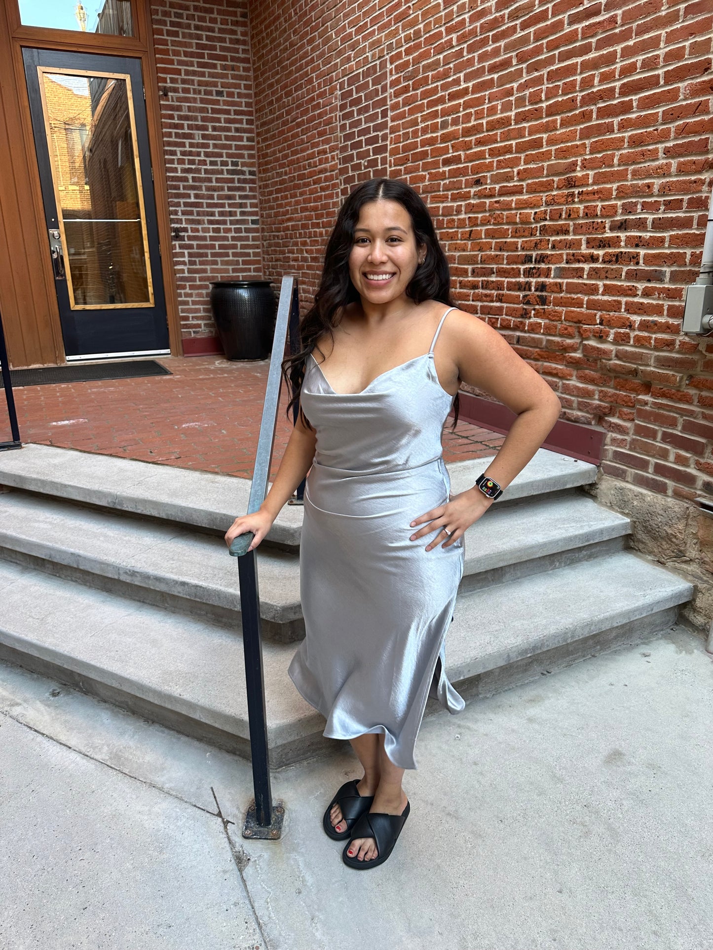 Jordan Midi Dress in Moonlight