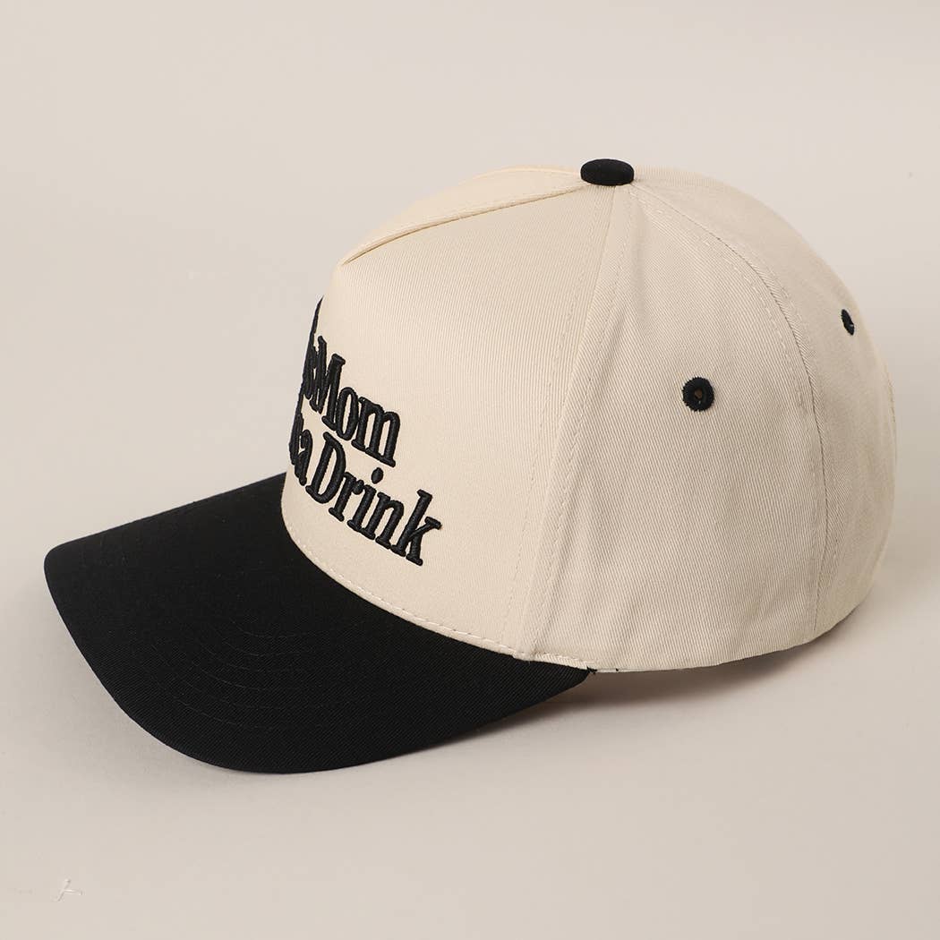THIS MOM NEEDS A DRINK Trucker Hat