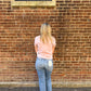 Torrie Modern Slub Tee in Lilac Gray