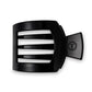 Square Flat Hair Clip | Large | Black