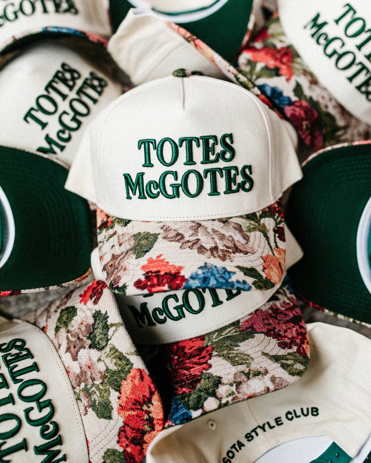 Totes McGotes Floral Embroidered Trucker Hat