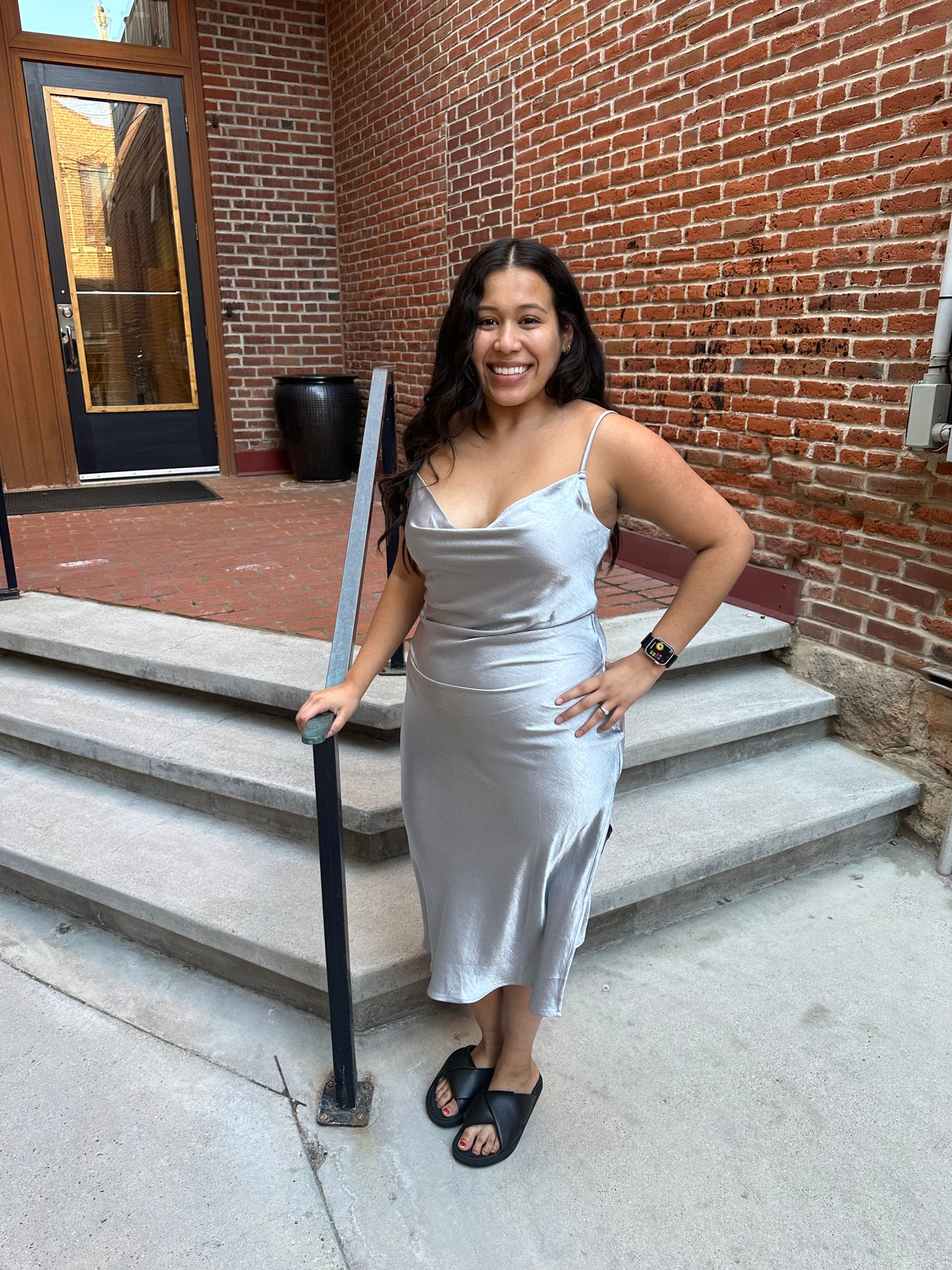 Jordan Midi Dress in Moonlight