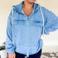 Carlie Denim Half Zip
