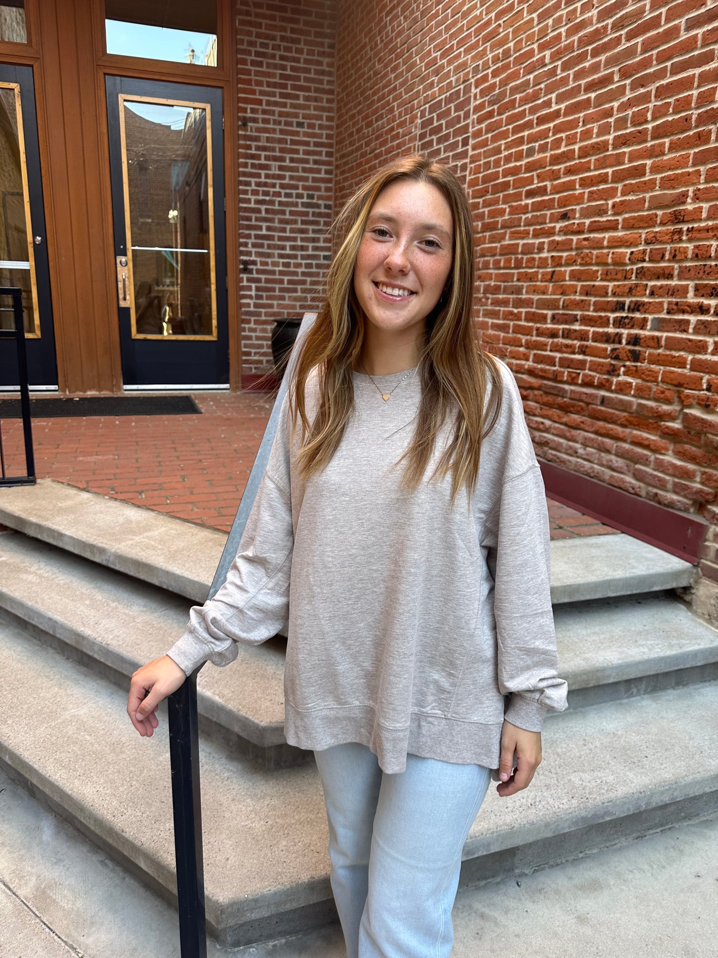 Lisa Modern Weekender in Heather Taupe