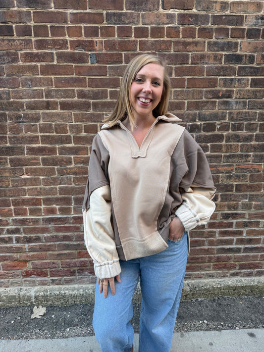 Lallie Sweatshirt in Oat
