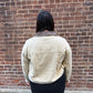 Kara Corduroy Collar Contrast Twill Crop Jacket