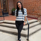 Prado Striped Sweater in Lake Blue