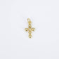 Minimalist Cross Charm Pendant in Silver