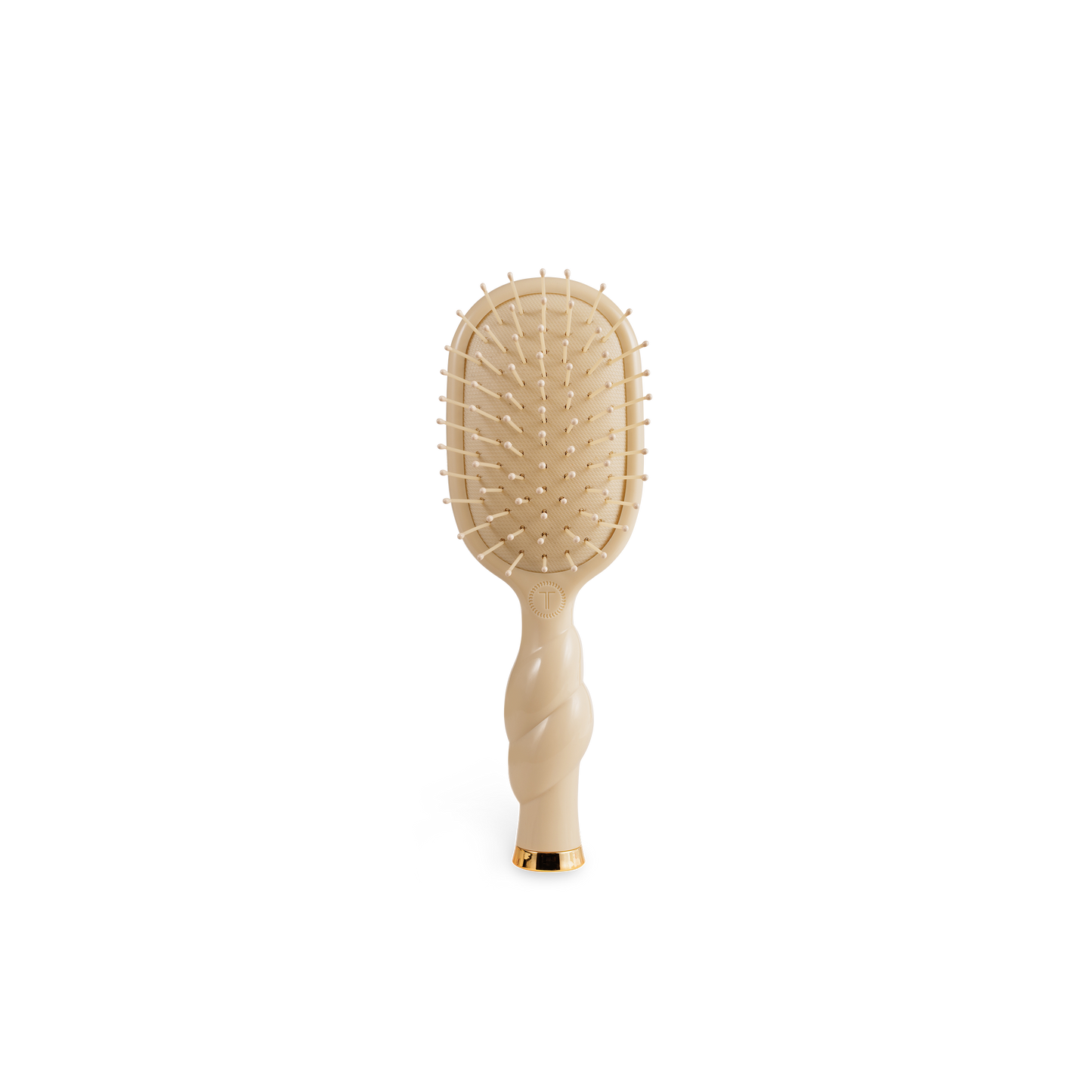 Mini Detangler Brush for Medium Hair in Tan