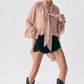 Molly Ruffled Blouse in Black