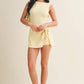 Sleeveless Wrap Tie Front Dress in Pink
